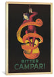 "Bitter Campari (Vintage)" by Leonetto Cappiello, 26x18x1.5"