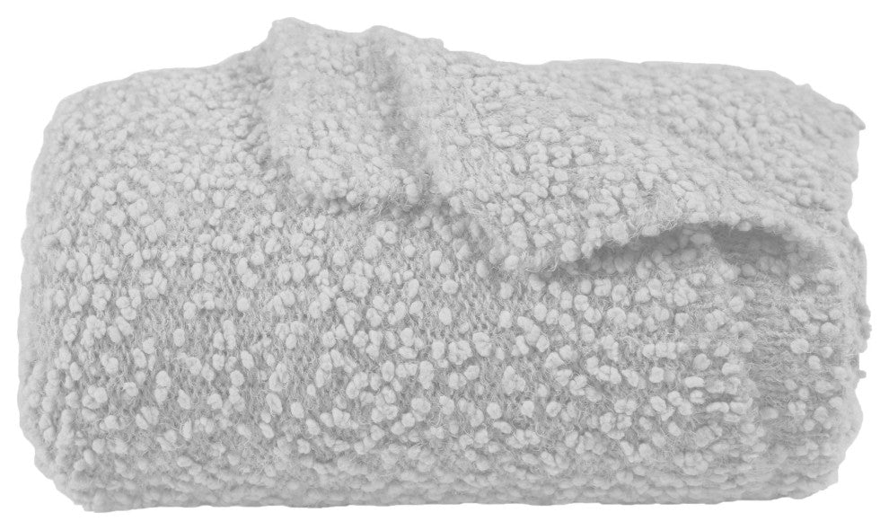 Pebble Creek Super Soft Throw Blanket, 50"x60", Gray