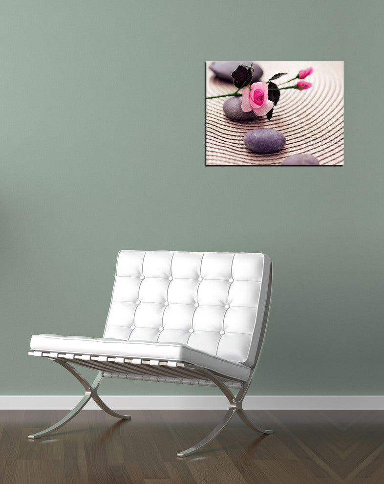 "Pure Breath" Tempered Glass Wall Art