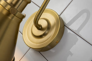Provence 1 Light Bath Vanity Light in Aged Brass
