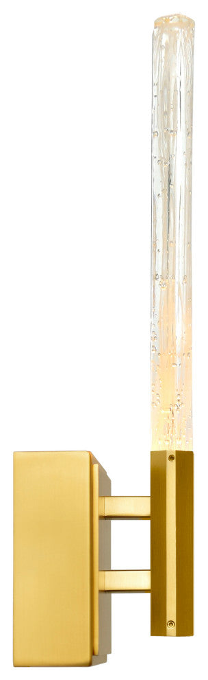 Greta Integrated LED Brass Wall Light
