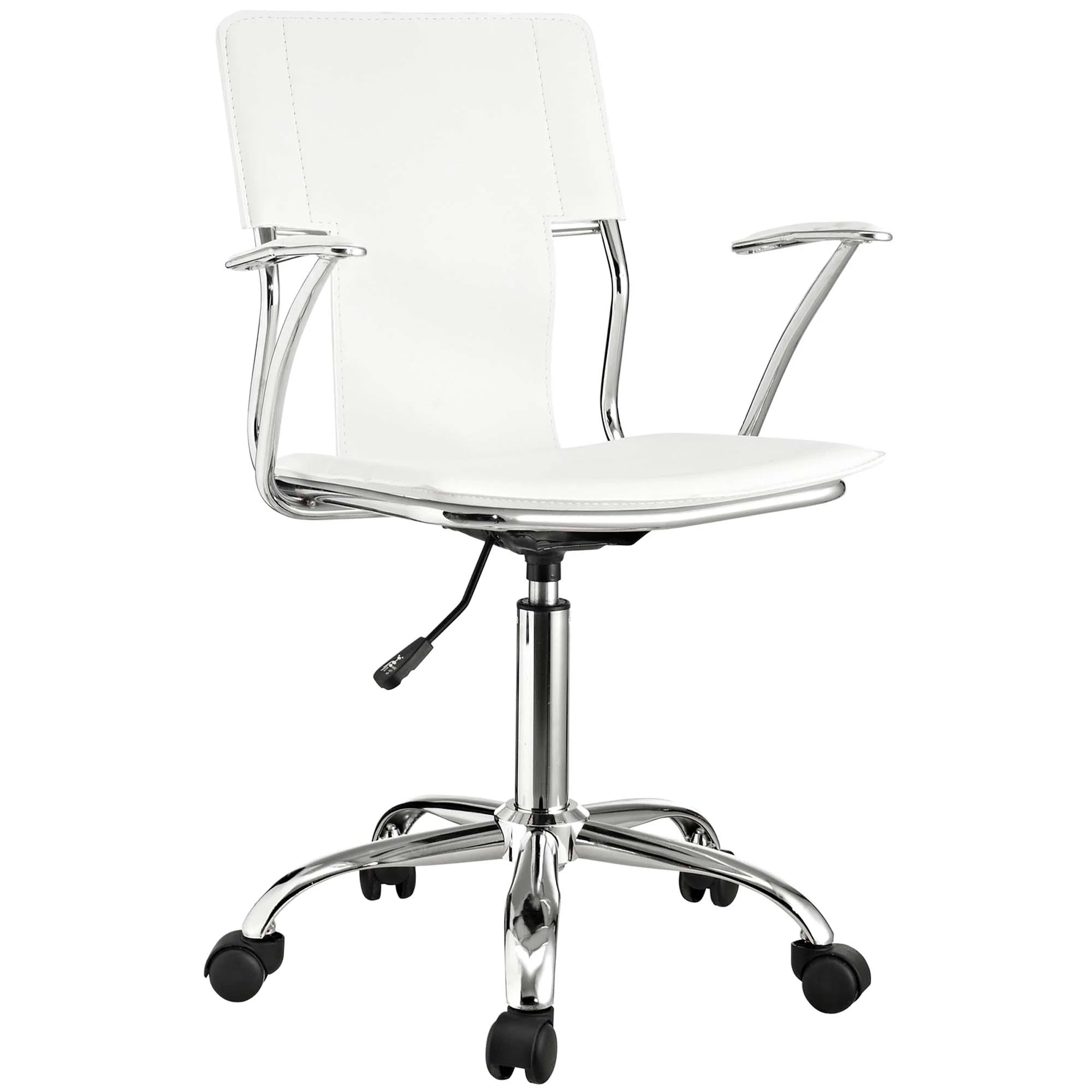 Trafico Leatherette Office Chair by Zuo, White