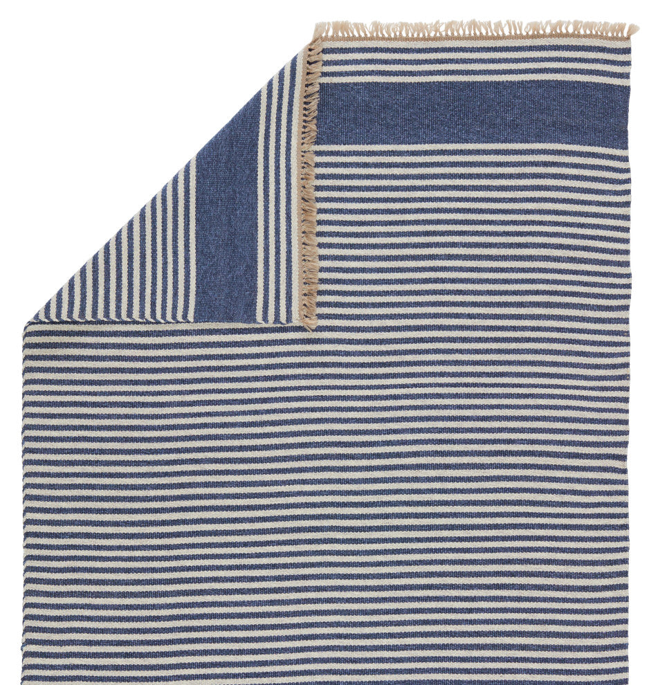 Vibe by Jaipur Living Strand Indoor/ Outdoor Striped Area Rug, Blue/Beige, 4'x6'