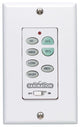 Three Speed Wall Control Reversing, Fan Speed and Light, White, 220v