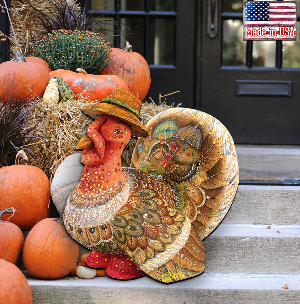 Thanksgiving Tom The Turkey Door Hanger