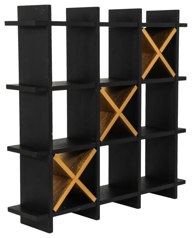 Tic Tac Toe Design Freestanding Bathroom Tissue Roll Storage Organizer