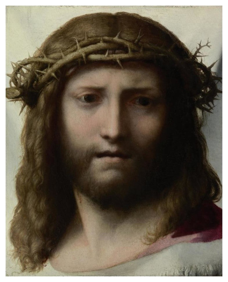 "Head of Christ" Digital Paper Print by Correggio (Antonio Allegri), 24"x30"