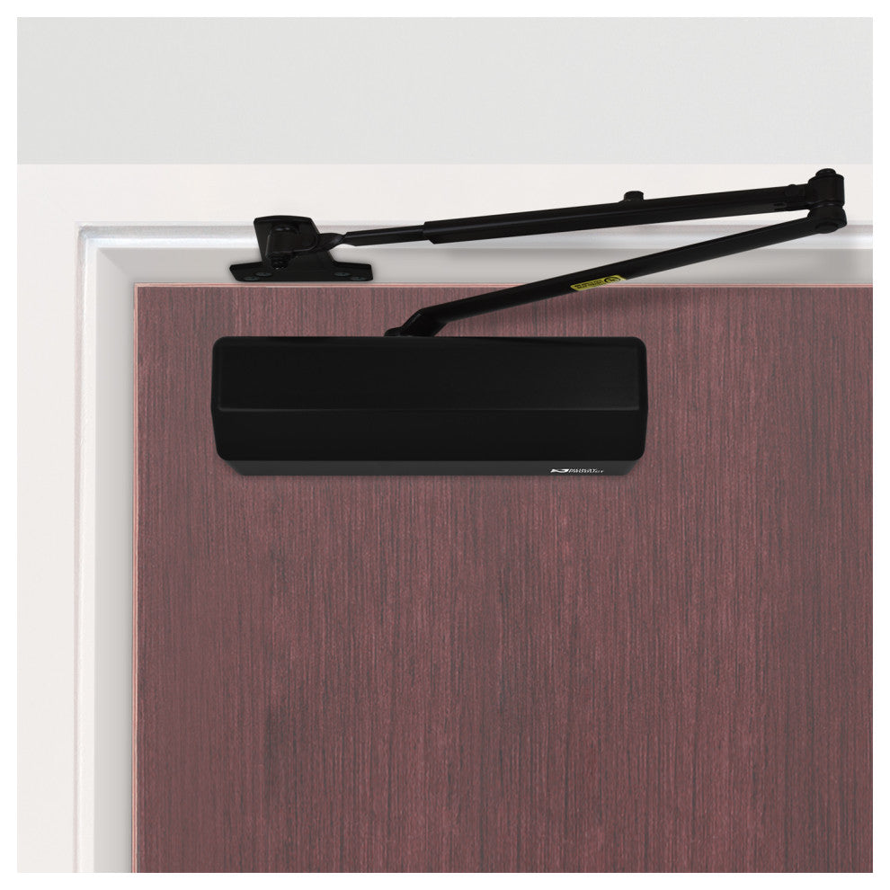Nuk3y 9000 Series Grade 1 Heavy Duty Door Closer Size 1-6, ADA, UL Listed, Matte Black