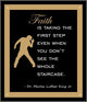 Led Light Wood Picture Frame Martin Luther King Jr. Sign, Faith