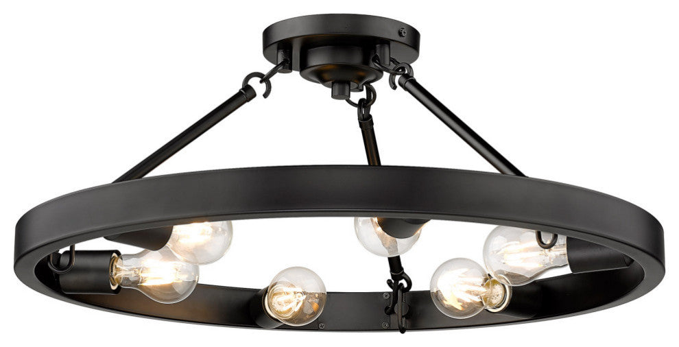 Castile 6 Light Semi-Flush