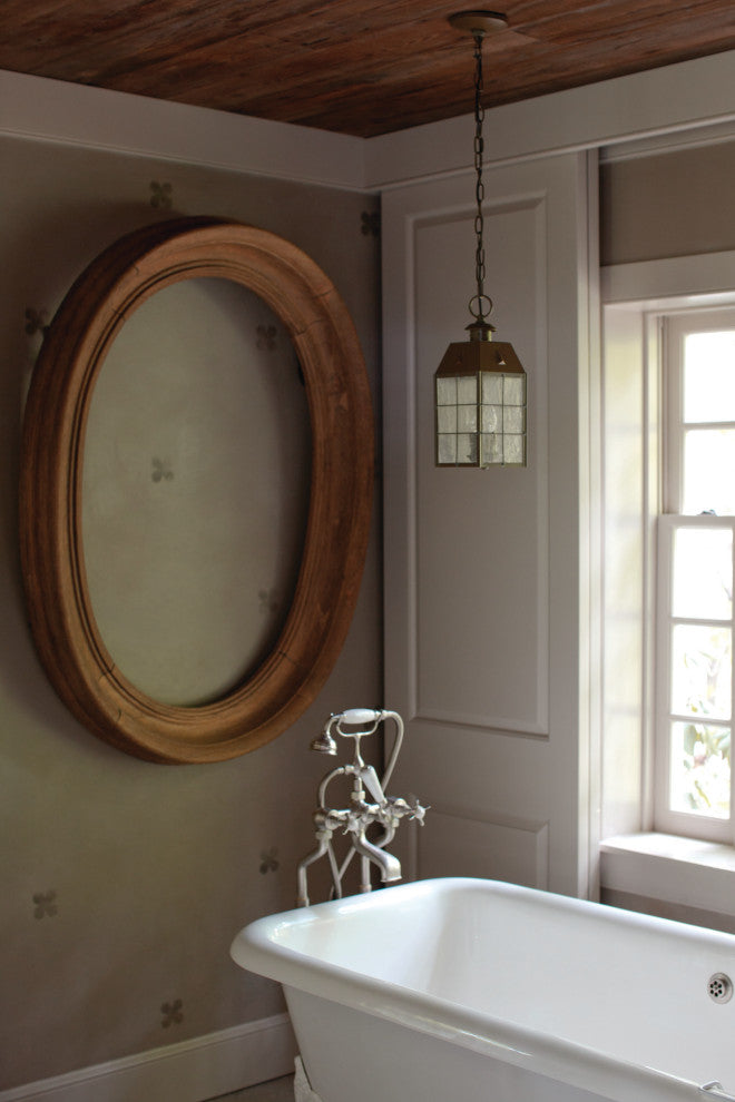 Hinkley Nantucket Medium Hanging Lantern, Aged Brass