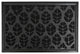 Sheltered Front Door Mat Central Park Rug 24x16 Black