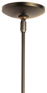 Pental Mini Pendant, Dark Smoke Finish