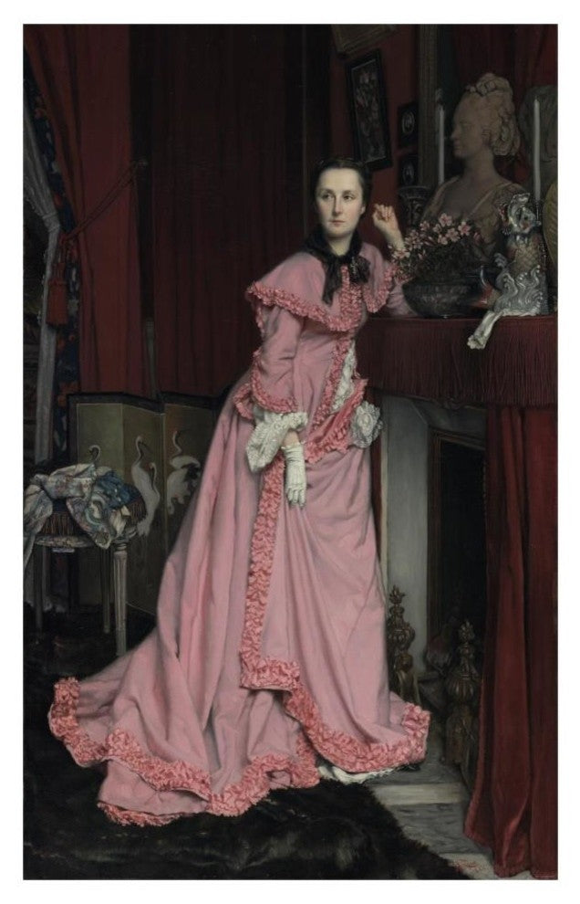 "Portrait of the Marquise de Miramon, nee, Therese Feuillant" Paper Art, 21"x32"