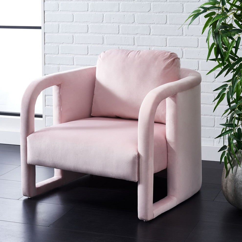 Safavieh Fifer Accent Chair, Light Pink