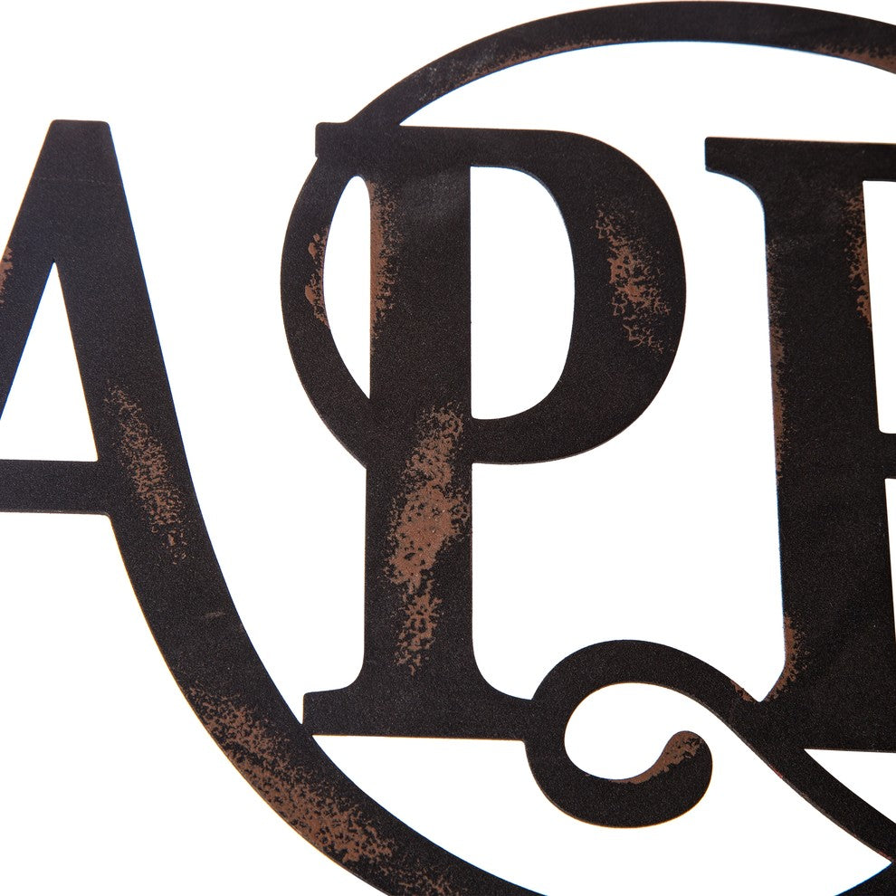 23.94" Metal Happy Halloween Wall Sign