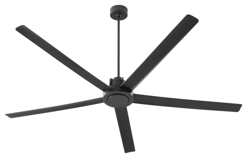 Quorum International 80805 Revel 80" 5 Blade Indoor / Outdoor - Matte Black