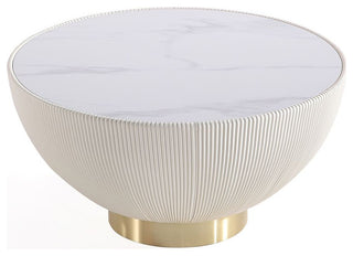 Manhattan Comfort 2-Piece Anderson Coffee Table and End Table 2.0