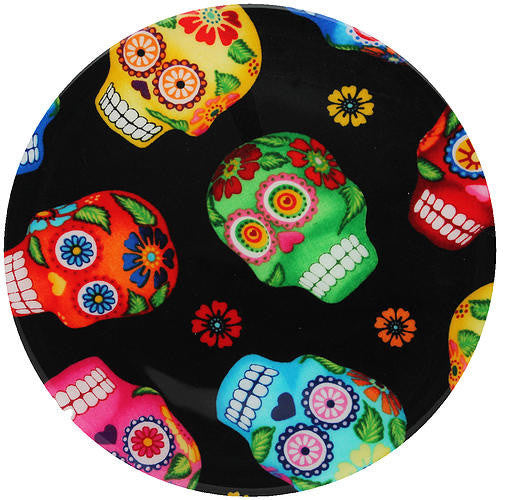 Andreas Sugar Skulls Trivet, 8" Round