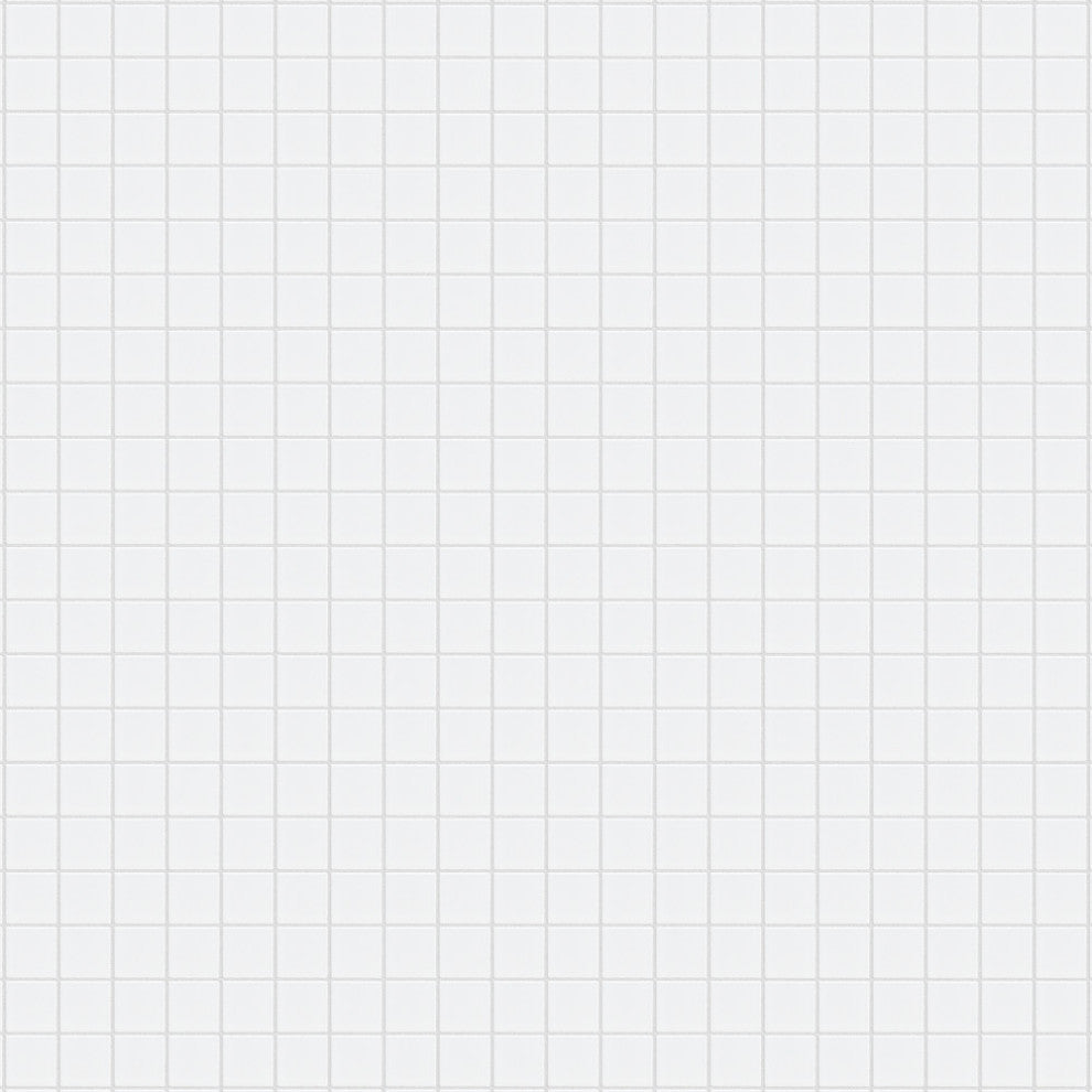 Metro Quad Matte White Porcelain Floor and Wall Tile