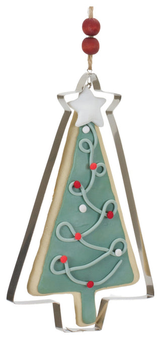 Tree and Star Cookie Cutter Ornament, 12-Piece Set