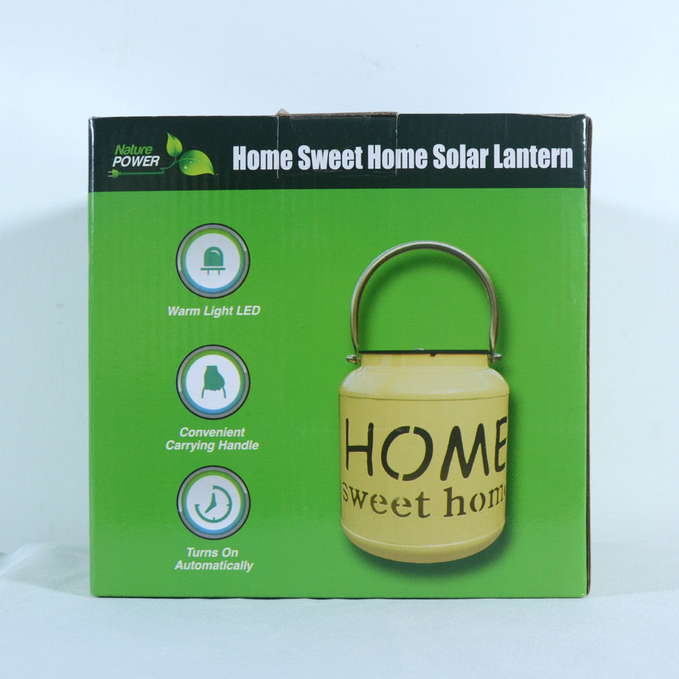 "Home Sweet Home" Solar Powered Lantern