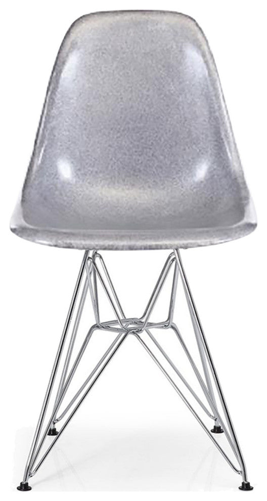 Eiffel Shinny Sliver Chair