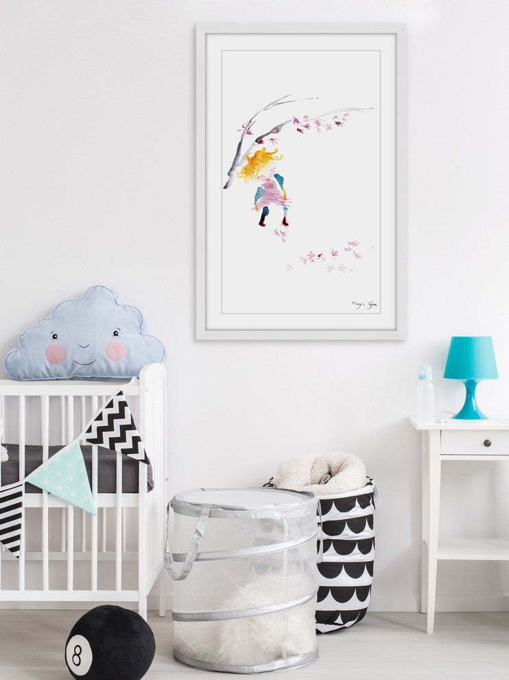 Marmont Hill, "Under a Tree" by Maya Gur Framed Painting Print, 20x30