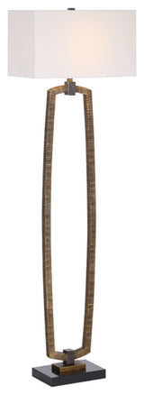 Uttermost Faro White Marble Floor Lamp