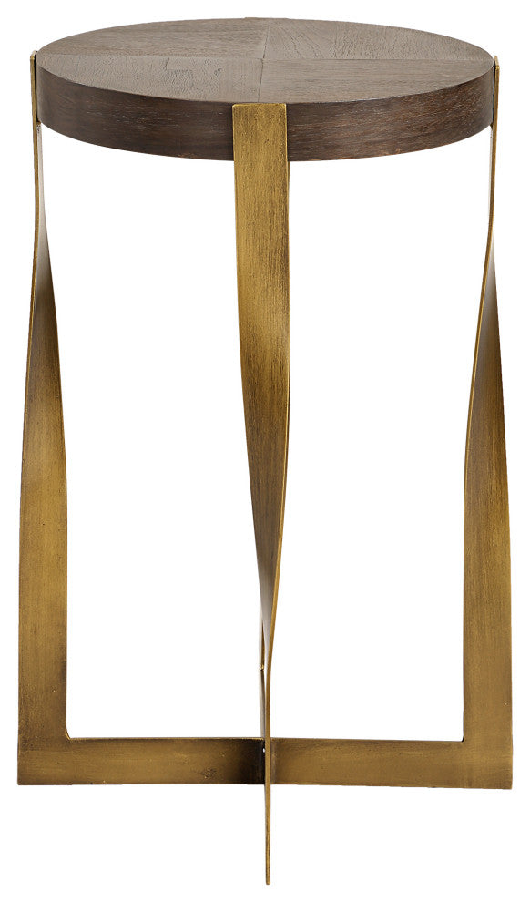 Uttermost Drew Brass Accent Table