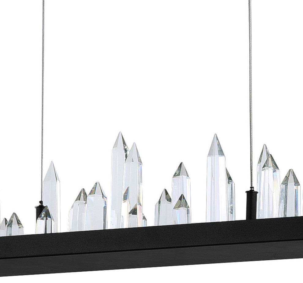 Juliette LED Chandelier With Black Finish