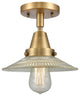 INNOVATIONS LIGHTING 447-1C-BB-G2 Halophane Flush Mount