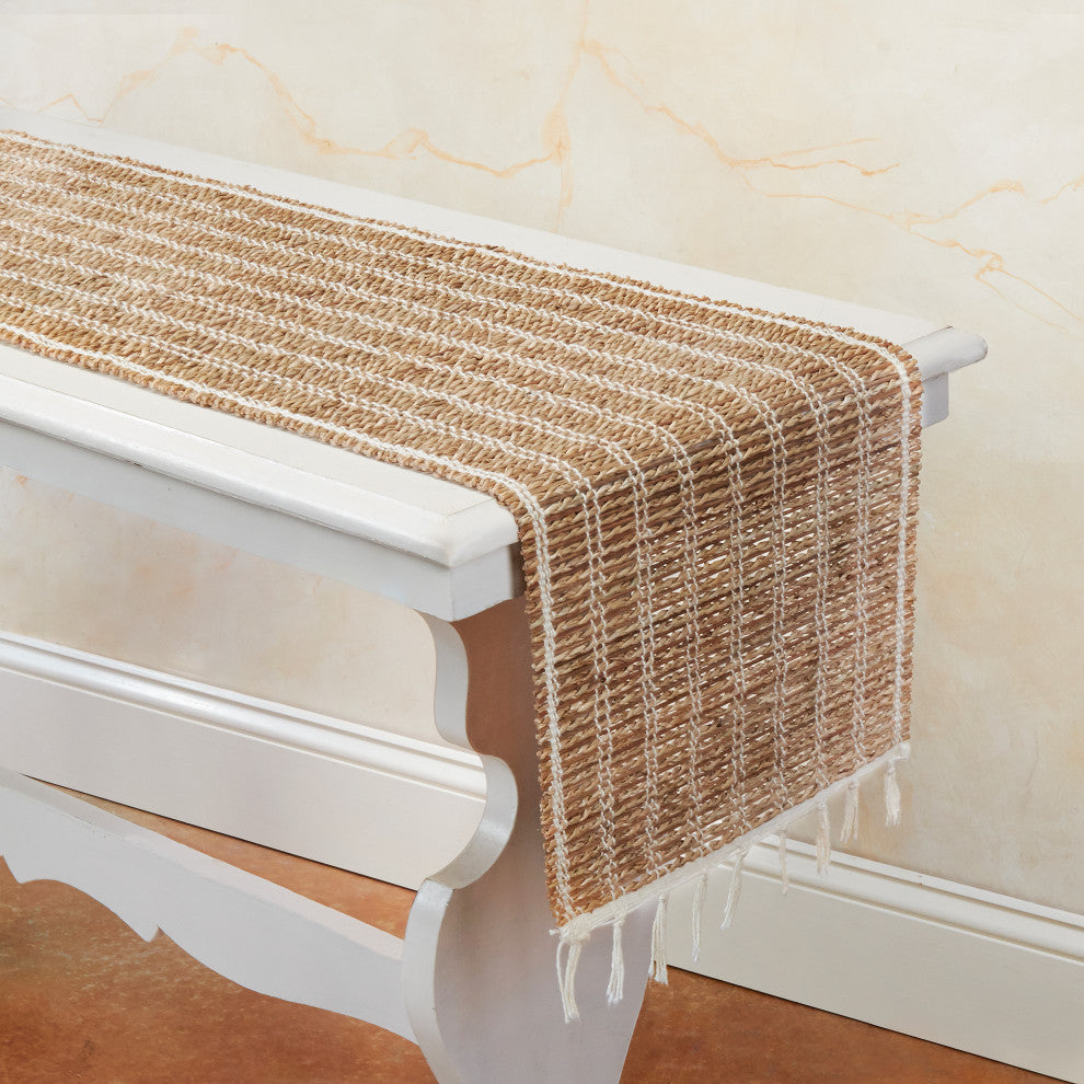 Zeppole Handwoven Banana Stem Table Runner