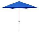 Astella 11' Round Table Patio Umbrella, Auto Crank Lift, Polyester, Pacific Blue
