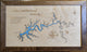 Lake Cumberland, Kentucky-Wood Lake Map, Large Framed