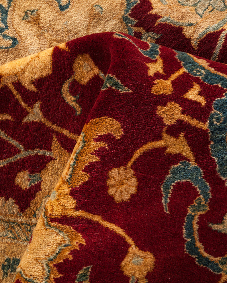Mogul, One-of-a-Kind Hand-Knotted Area Rug Red, 12'3"x17'10"