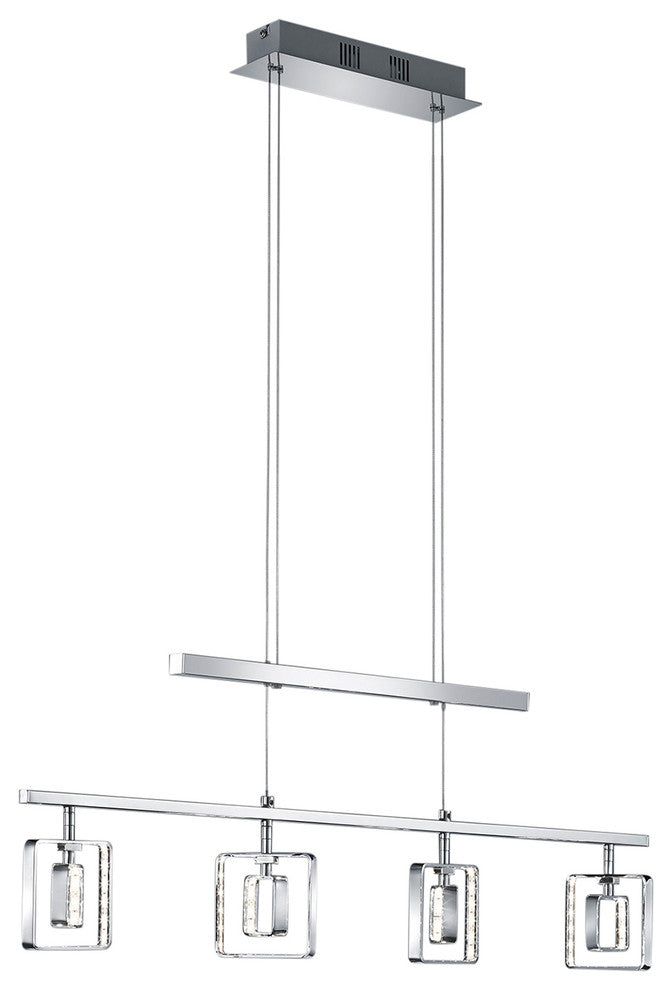 Tivoli LED Pendant Light, Chrome