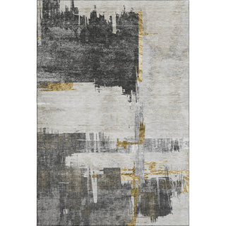 Premium Machine Washable Mayfield AMF624 Gray 3' x 5' Rug