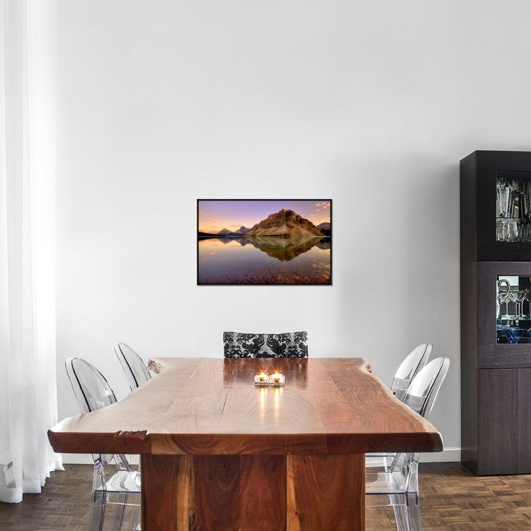 "Reflection" Framed Canvas Giclee by Amnon Eichelberg, 31x20"