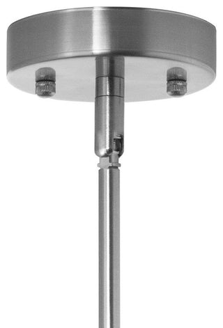 Effimero 1-Light Stem Hung Pendant Lamp, Brushed Nickel