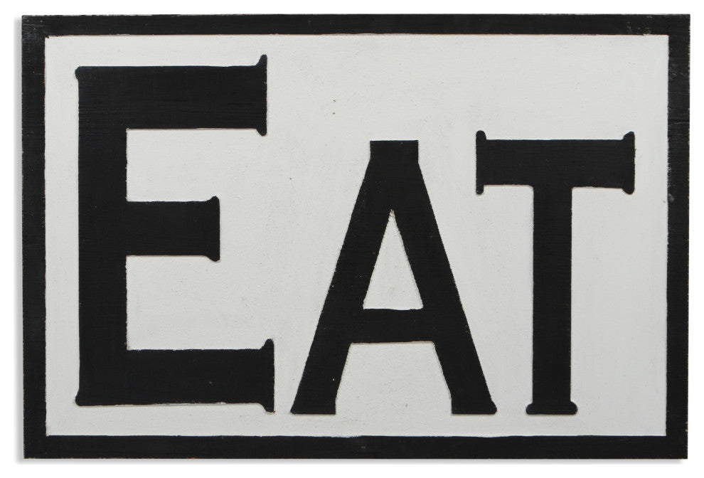 Wooden Wall Sign, Eat