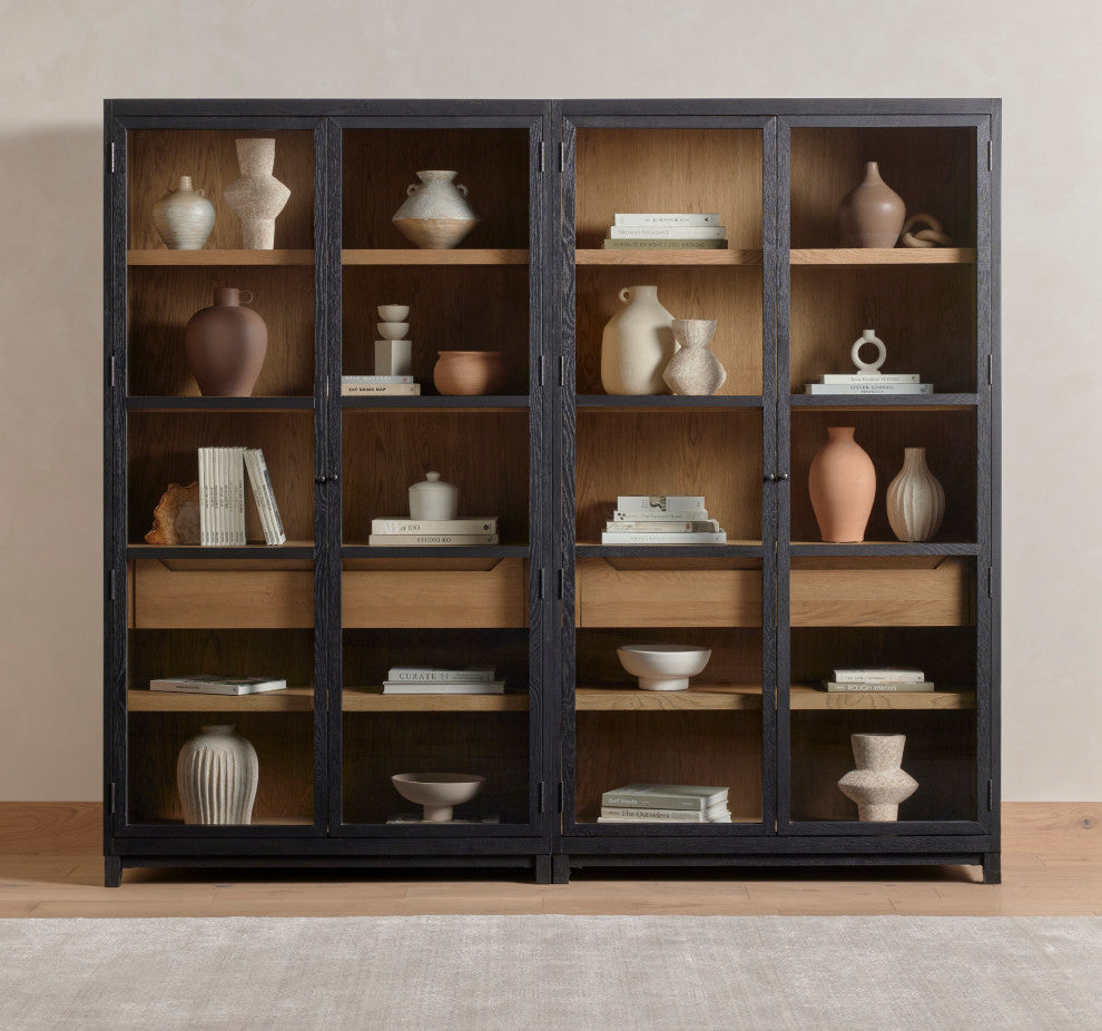 Millie Double Cabinet-Matte Black