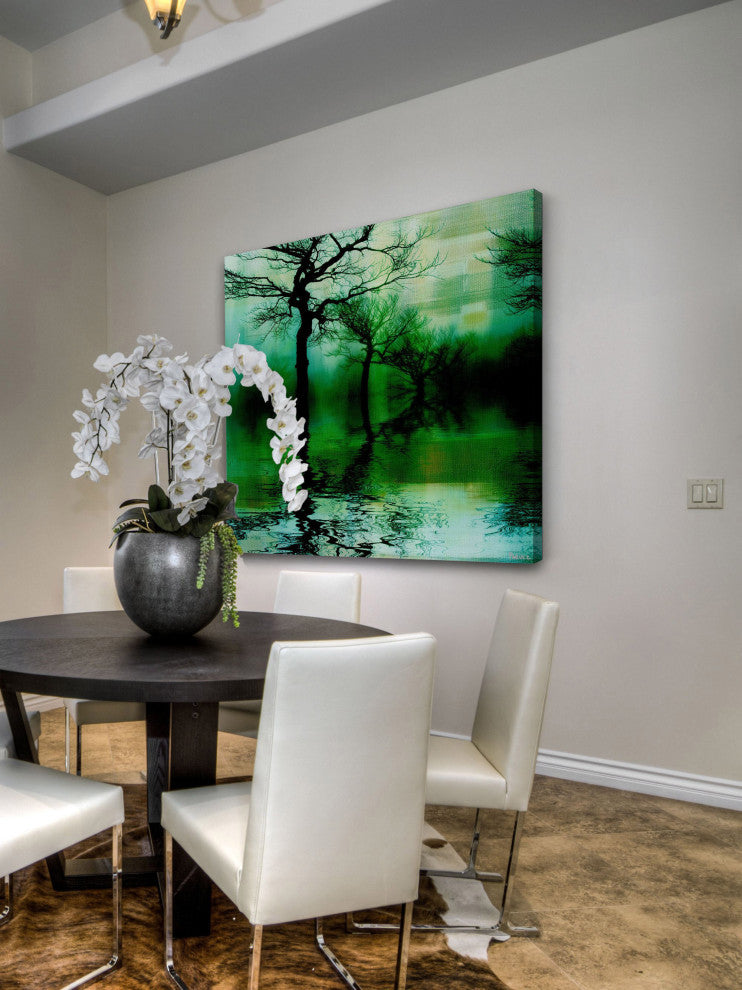 "Emerald Lake" Fine Art Canvas Print, 48"x48"