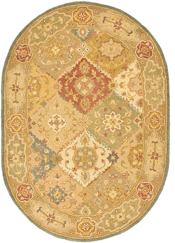 Safavieh Antiquities At316A Rug, Multi/Beige, 6'0"x6'0" Round