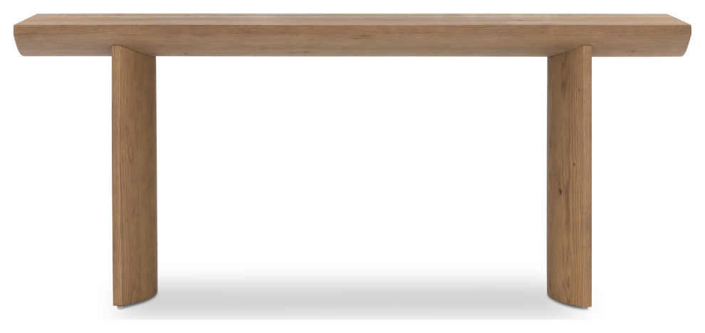 Pickford Console Table-Dusted Oak Veneer