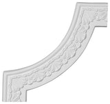 10 7/8"W x 10 7/8"H Acanthus Leaf Panel Moulding Corner