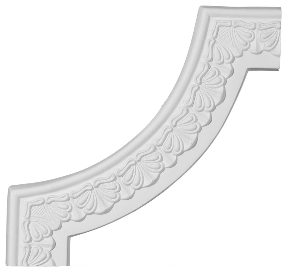 10 7/8"W x 10 7/8"H Acanthus Leaf Panel Moulding Corner