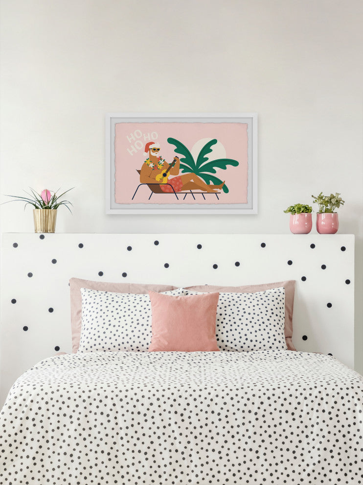 "Hawaiian Christmas" Framed Painting Print, 12x8