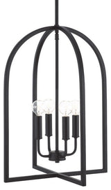 Capital Lighting 548841 Lawson 4 Light 16"W Multi Light Pendant - Matte Black
