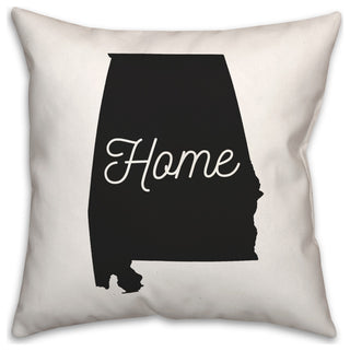 Alabama Home 18x18 Spun Poly Pillow